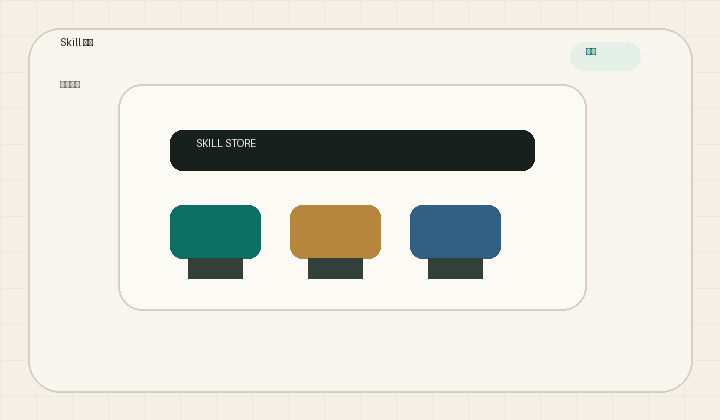 Skill 商店插画