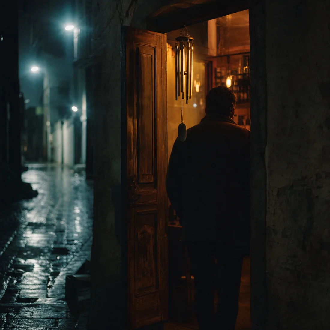 Entering bar