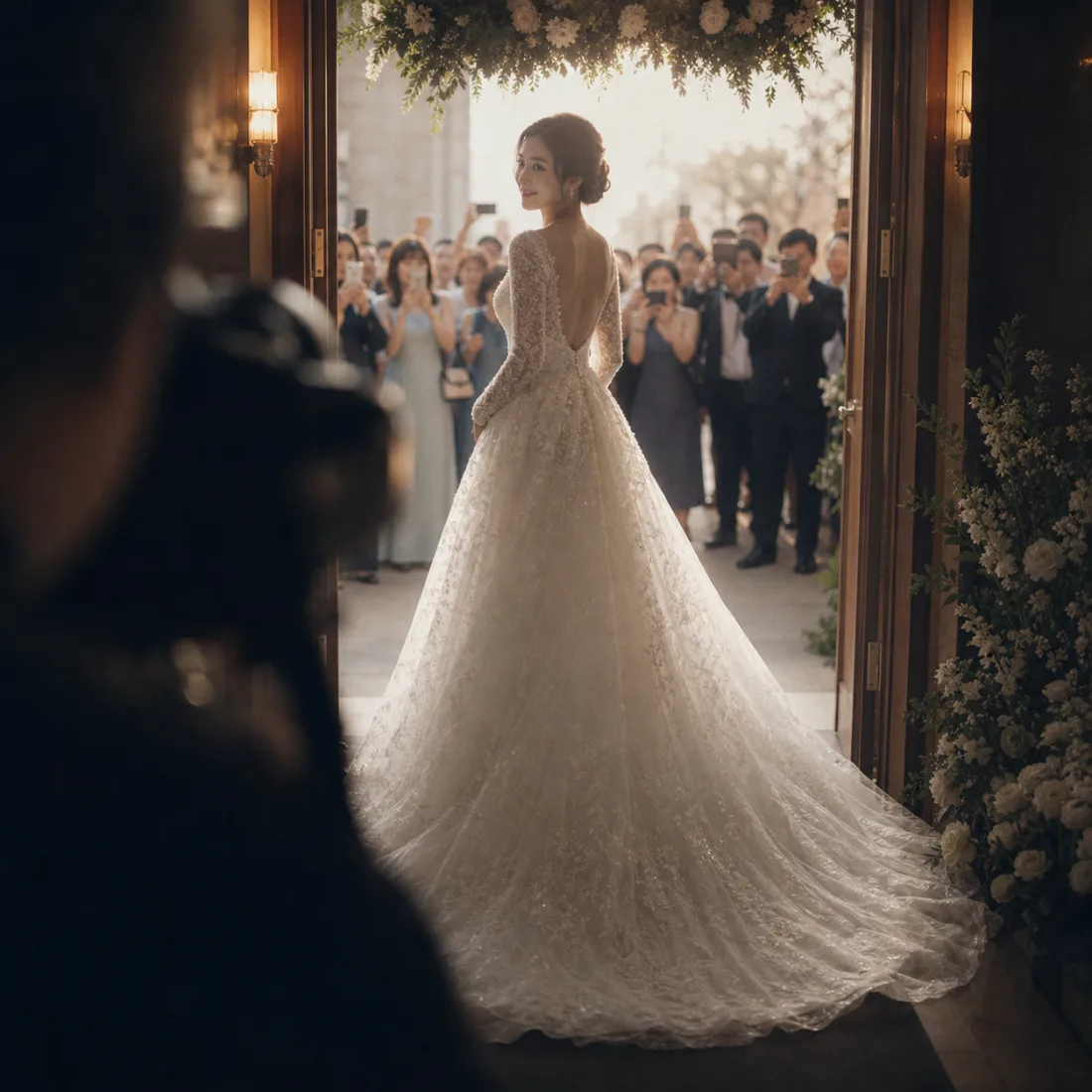 Bride At Doorway