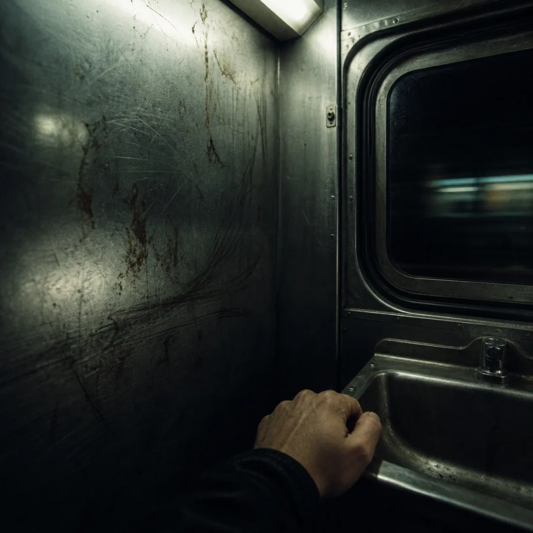 Train Toilet Wall