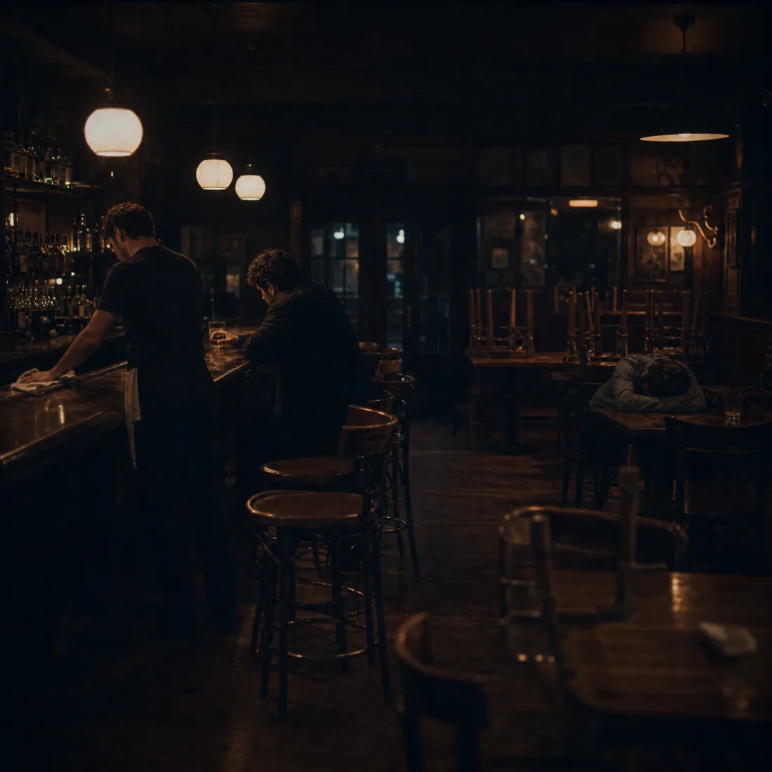 Bar Emptying Out