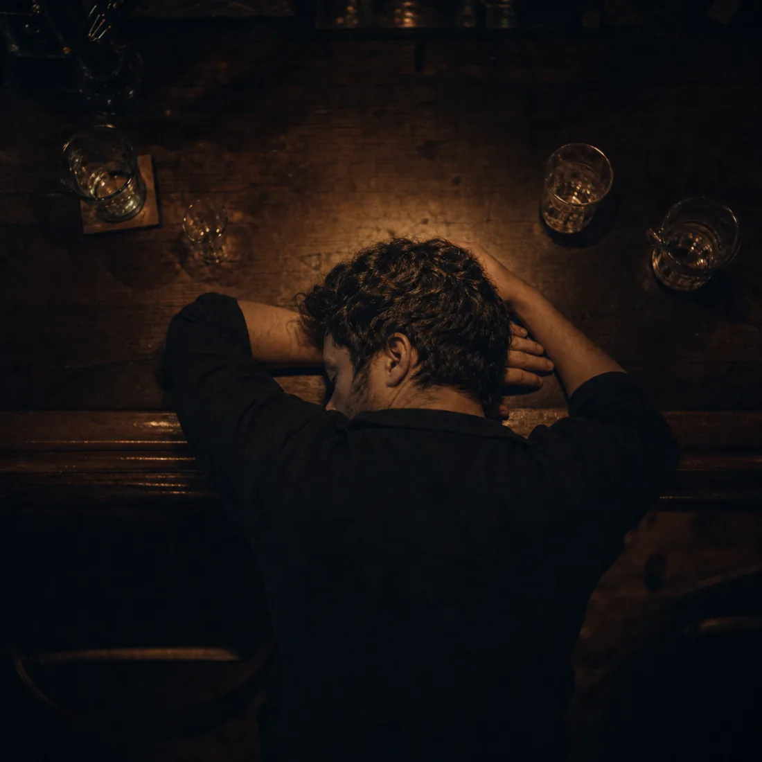 Head On Bar Sleeping